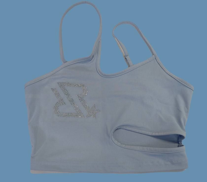 Crop Top RR Logo Rhinestone (Woman’s)