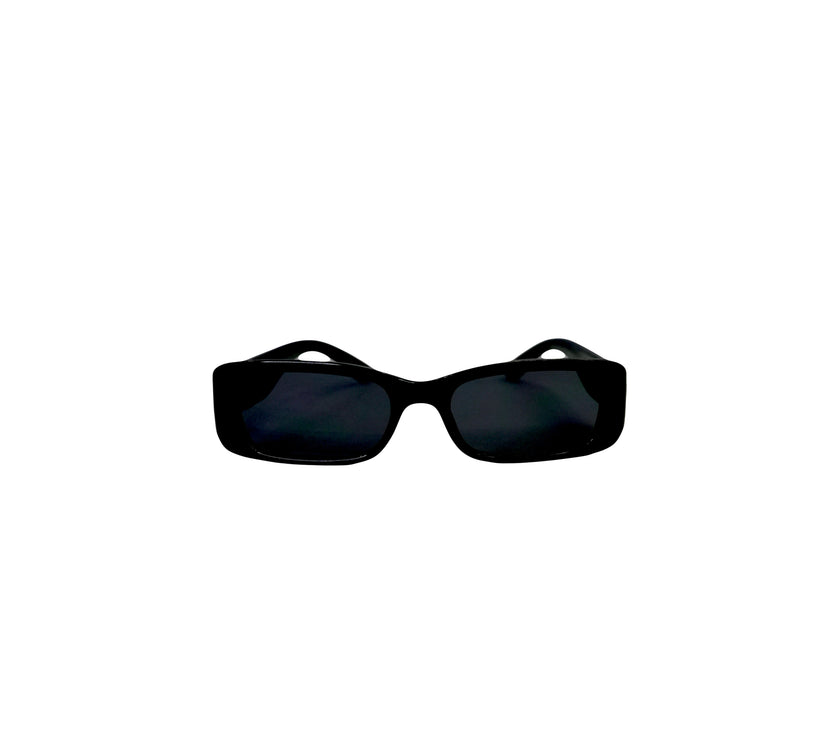 Sun Glasses-  RR Logo , w/ Dark Lenses, Black or white Frames