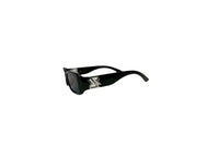 Sun Glasses-  RR Logo , w/ Dark Lenses, Black or white Frames