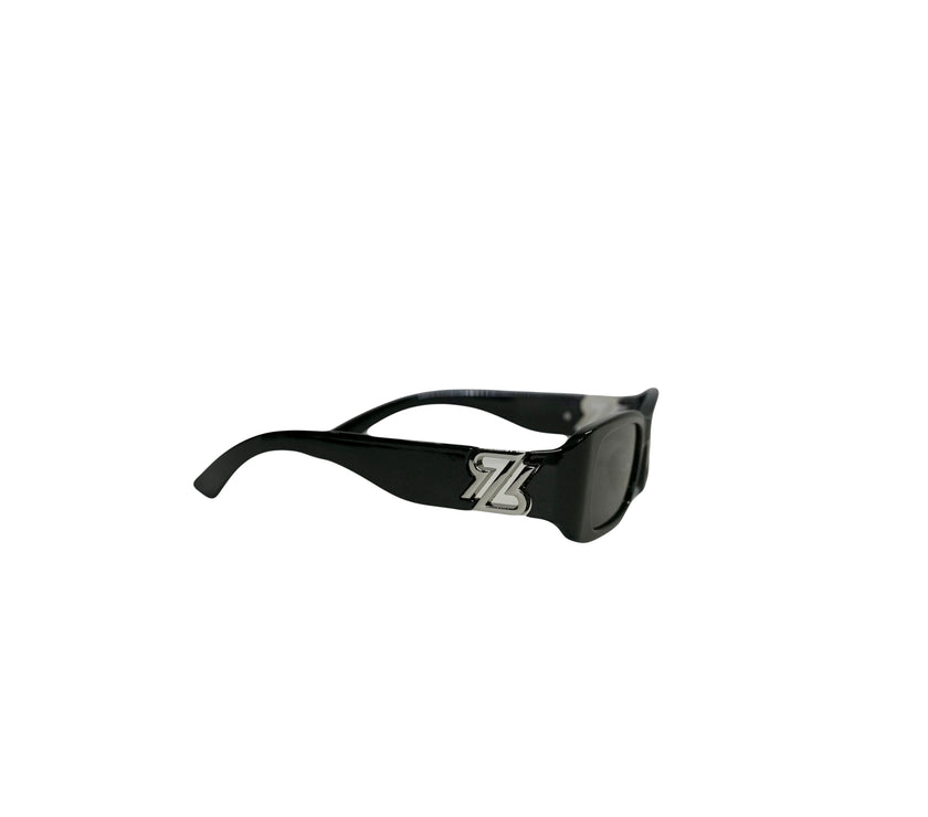 Sun Glasses-  RR Logo , w/ Dark Lenses, Black or white Frames