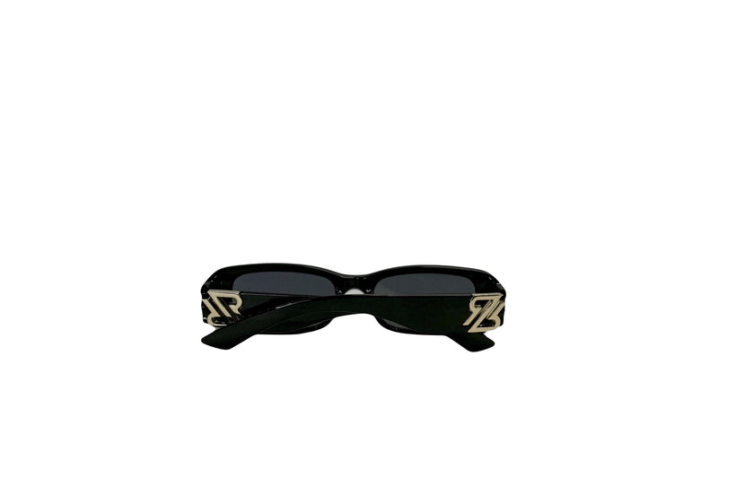 Sun Glasses-  RR Logo , w/ Dark Lenses, Black or white Frames