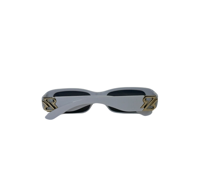 Sun Glasses-  RR Logo , w/ Dark Lenses, Black or white Frames