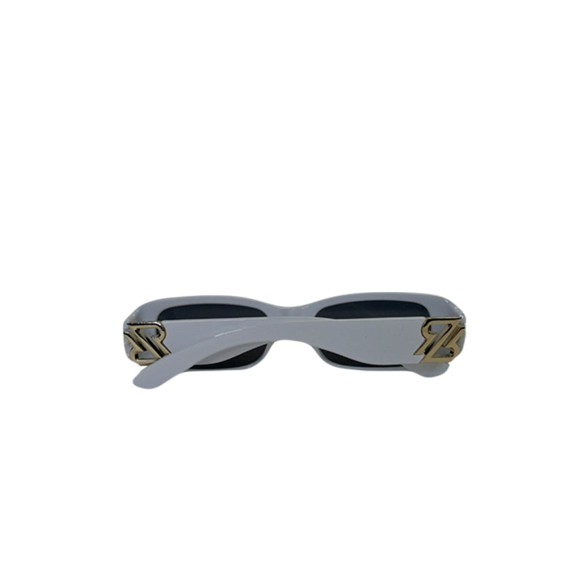 Sun Glasses-  RR Logo , w/ Dark Lenses, Black or white Frames